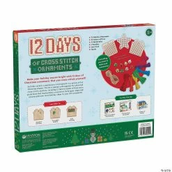 MW 12 Days Of Cross Stitch Wood Ornaments -Creative Activities Sales 12 days of cross stitch wood ornaments14122506 a05