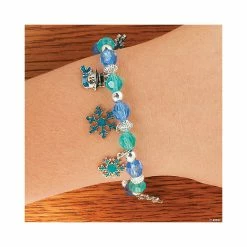 Creative Activities Sales -Creative Activities Sales beaded snowman charm bracelet craft kit48 3207b a01