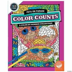 MW Color By Number Color Counts: Pets On Parade