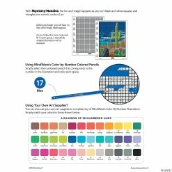 MW Color By Number Mystery Mosaics: Book 9 -Creative Activities Sales color by number mystery mosaics book 913770170 a03