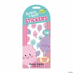 MW Cotton Candy Scratch & Sniff Stickers: Pack Of 12