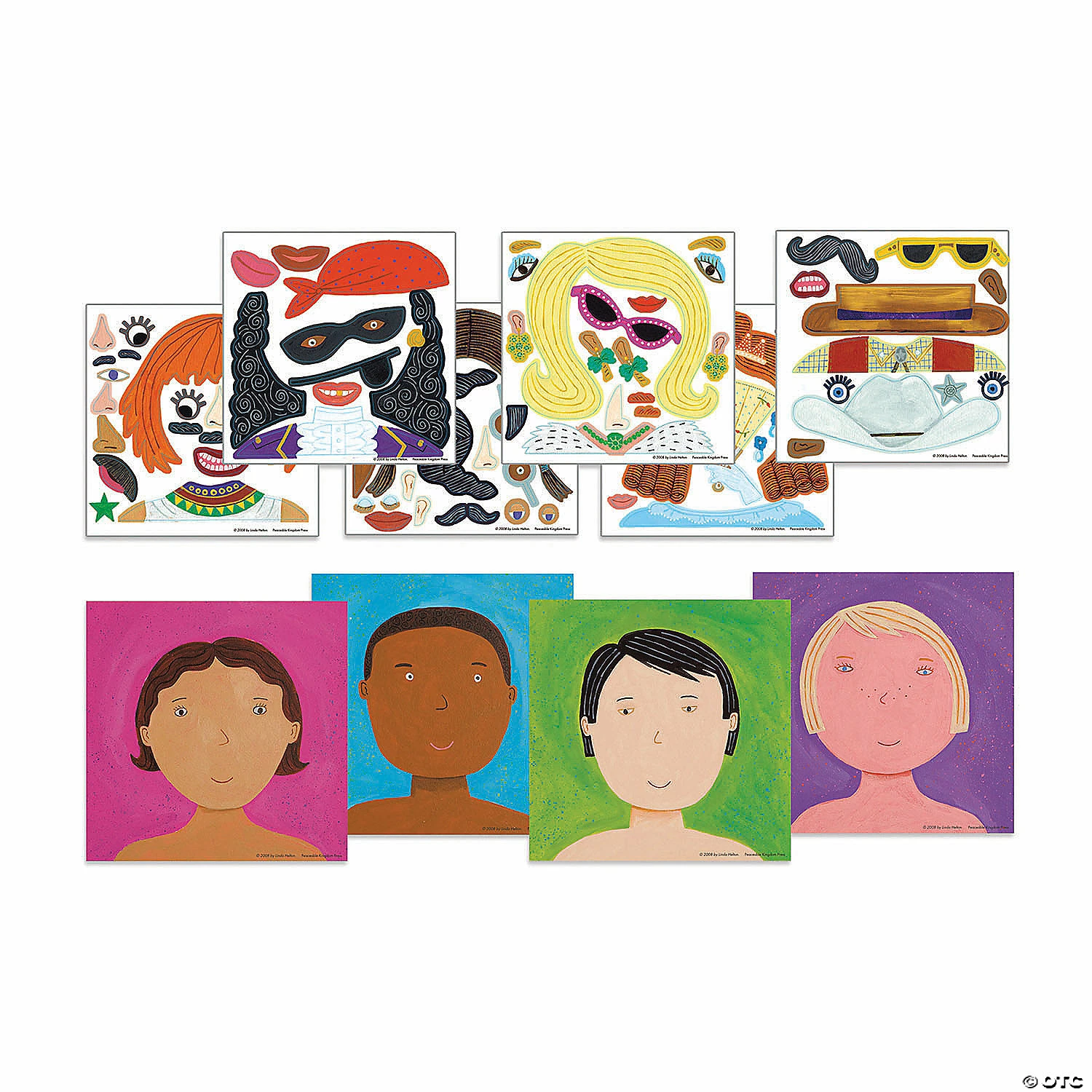 MW Funny Faces Reusable Sticker Tote 4 MW Funny Faces Reusable Sticker Tote - Image 2