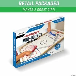 MW GoSports: Ice Pucky Wooden Table Top Hockey Game -Creative Activities Sales gosports ice pucky wooden table top hockey game14097805 a02