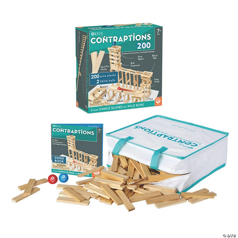 MW KEVA: Contraptions Set Of 2 With FREE Bonus Planks 3 MW KEVA: Contraptions Set Of 2 With FREE Bonus Planks
