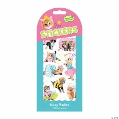 MW Kitty Ballet Stickers: Pack Of 12