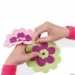 MW MYO Fleece Flower Scarf -Creative Activities Sales myo fleece flower scarf13964516 a03