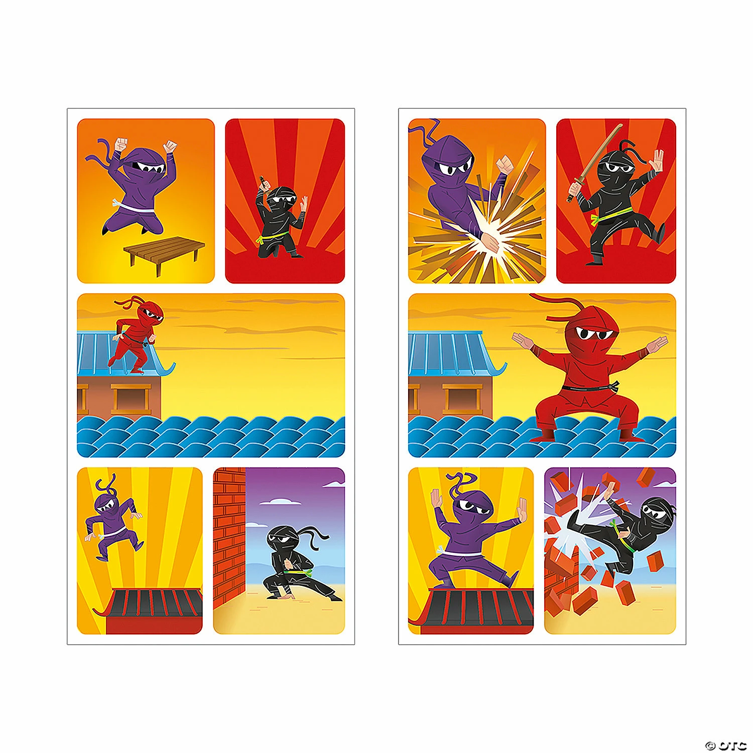MW Ninjas Flicker Stickers: Pack Of 12 4 MW Ninjas Flicker Stickers: Pack Of 12 - Image 2