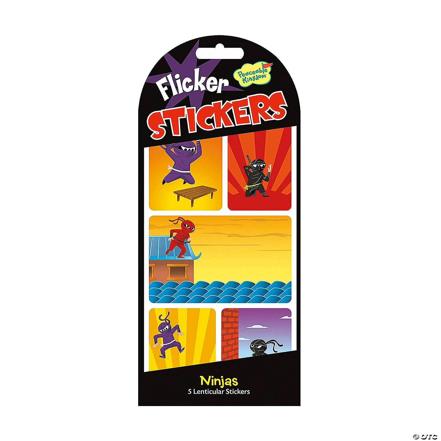 MW Ninjas Flicker Stickers: Pack Of 12 3 MW Ninjas Flicker Stickers: Pack Of 12