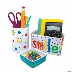 MW Paint Your Own Porcelain: Desk Accessories -Creative Activities Sales paint your own porcelain desk accessories13980304 a03