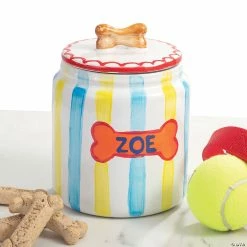 MW Paint Your Own Porcelain: Dog Treat Jar -Creative Activities Sales paint your own porcelain dog treat jar13980303 a02