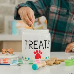 MW Paint Your Own Porcelain: Dog Treat Jar -Creative Activities Sales paint your own porcelain dog treat jar13980303 a05