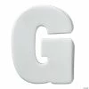 MW Paint Your Own Porcelain Letter G -Creative Activities Sales paint your own porcelain letter g13827196