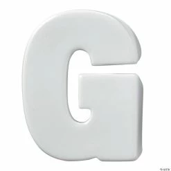 MW Paint Your Own Porcelain Letter G