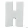 MW Paint Your Own Porcelain Letter H