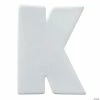 MW Paint Your Own Porcelain Letter K