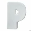 MW Paint Your Own Porcelain Letter P