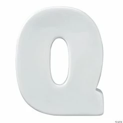 MW Paint Your Own Porcelain Letter Q