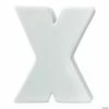 MW Paint Your Own Porcelain Letter X -Creative Activities Sales paint your own porcelain letter x13827213