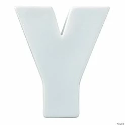 MW Paint Your Own Porcelain Letter Y