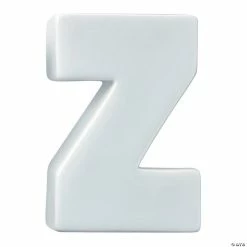 MW Paint Your Own Porcelain Letter Z