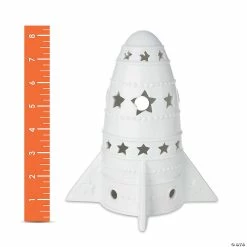 MW Paint Your Own Porcelain Light: Rocket -Creative Activities Sales paint your own porcelain light rocket13947323 a02
