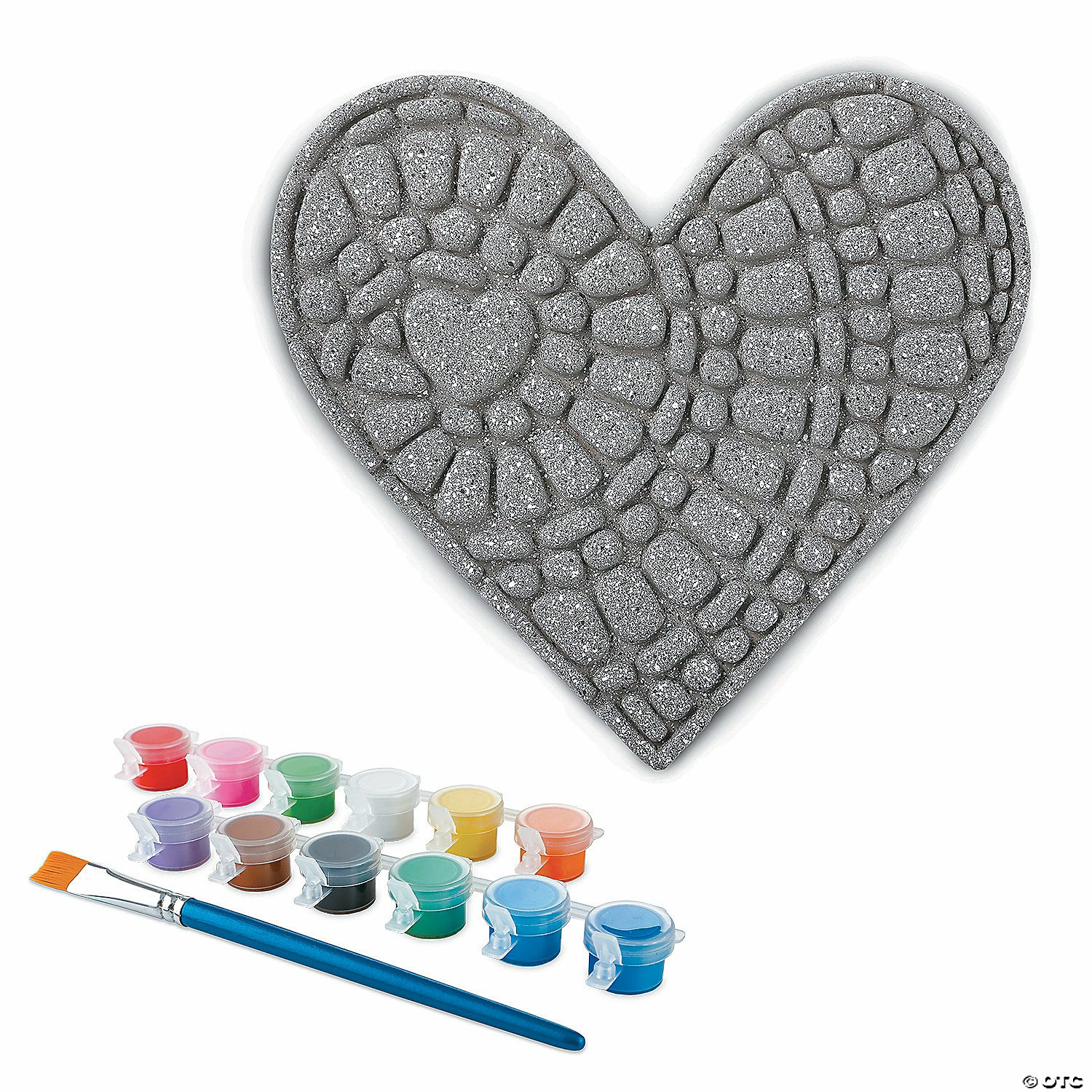 MW Paint Your Own Stepping Stone: Heart 4 MW Paint Your Own Stepping Stone: Heart - Image 2