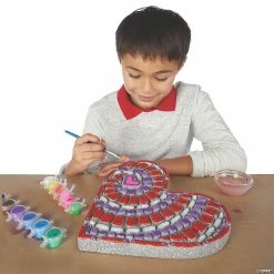 MW Paint Your Own Stepping Stone: Heart 9 MW Paint Your Own Stepping Stone: Heart -Creative Activities Sales paint your own stepping stone heart13818688 a02