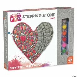 MW Paint Your Own Stepping Stone: Heart 10 MW Paint Your Own Stepping Stone: Heart -Creative Activities Sales paint your own stepping stone heart13818688 a03