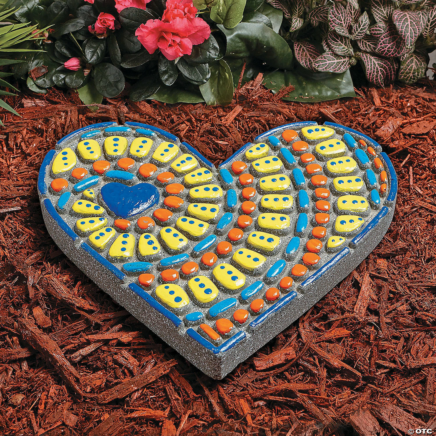 MW Paint Your Own Stepping Stone: Heart 3 MW Paint Your Own Stepping Stone: Heart