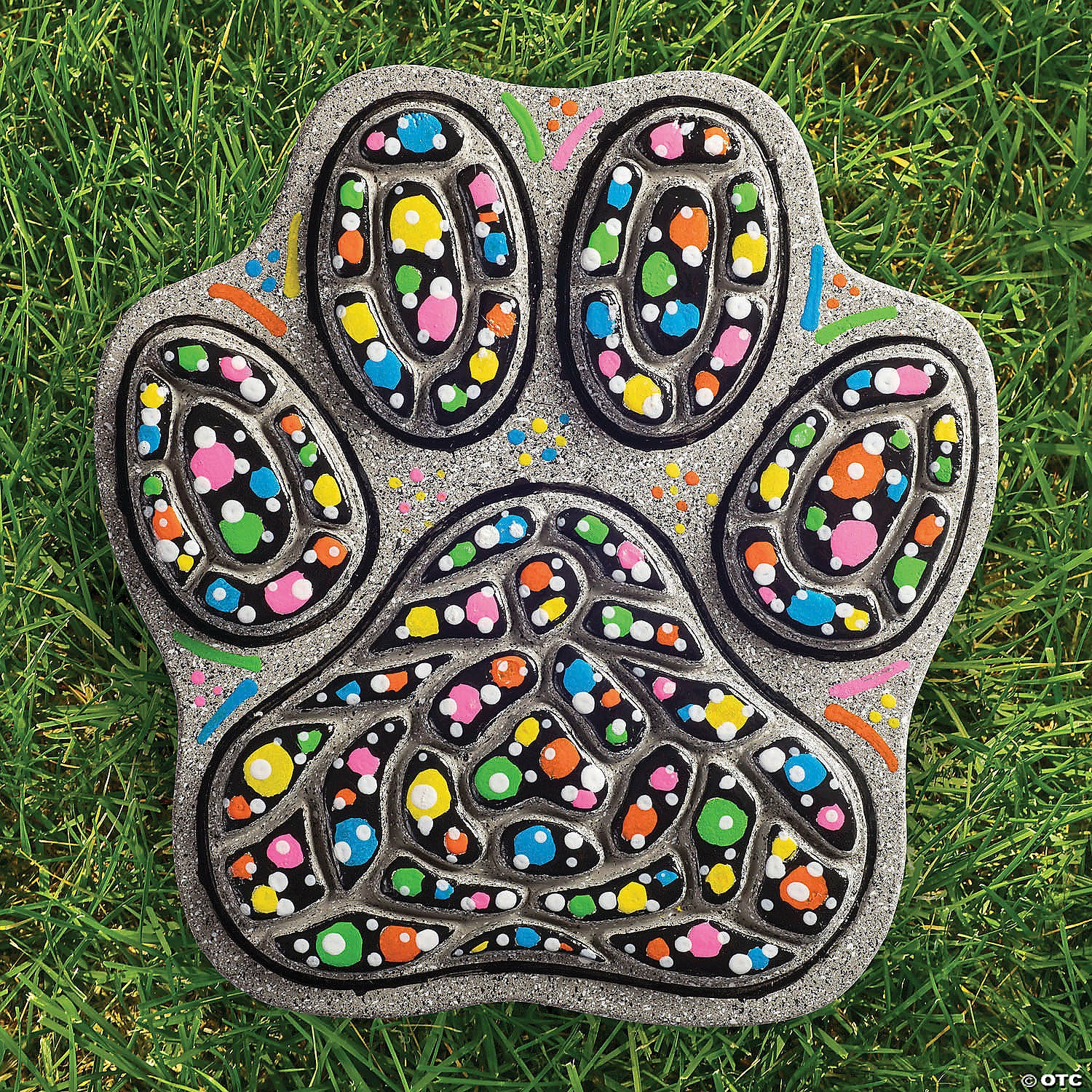 MW Paint Your Own Stepping Stone: Paw Print 3 MW Paint Your Own Stepping Stone: Paw Print