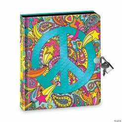 MW Peace Sign Black Page Diary