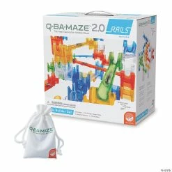MW Q-BA-MAZE 2.0: Rails Builder With FREE Marble Pack