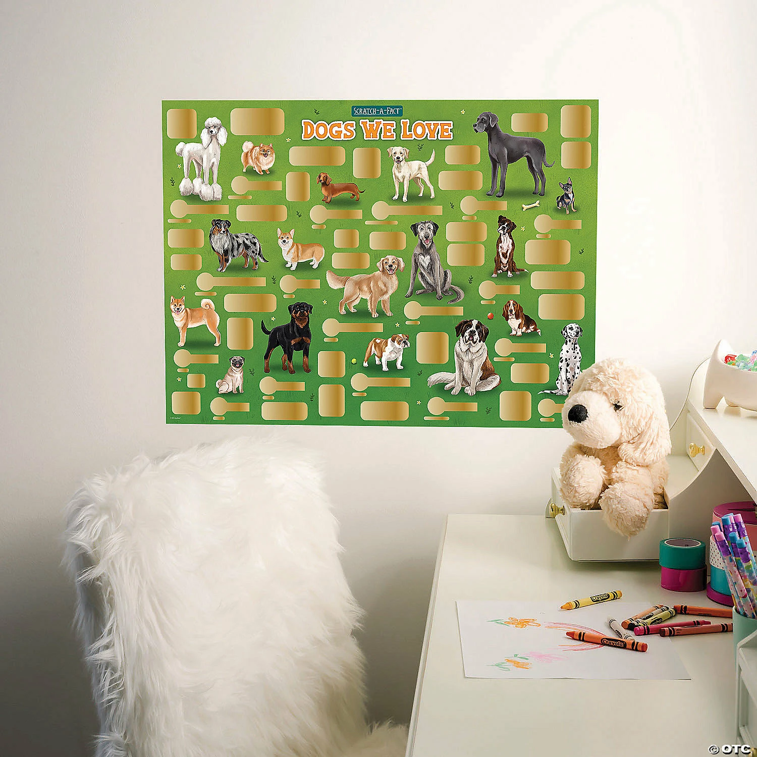 MW Scratch-a-Fact Poster: Dogs We Love 3 MW Scratch-a-Fact Poster: Dogs We Love - Image 2