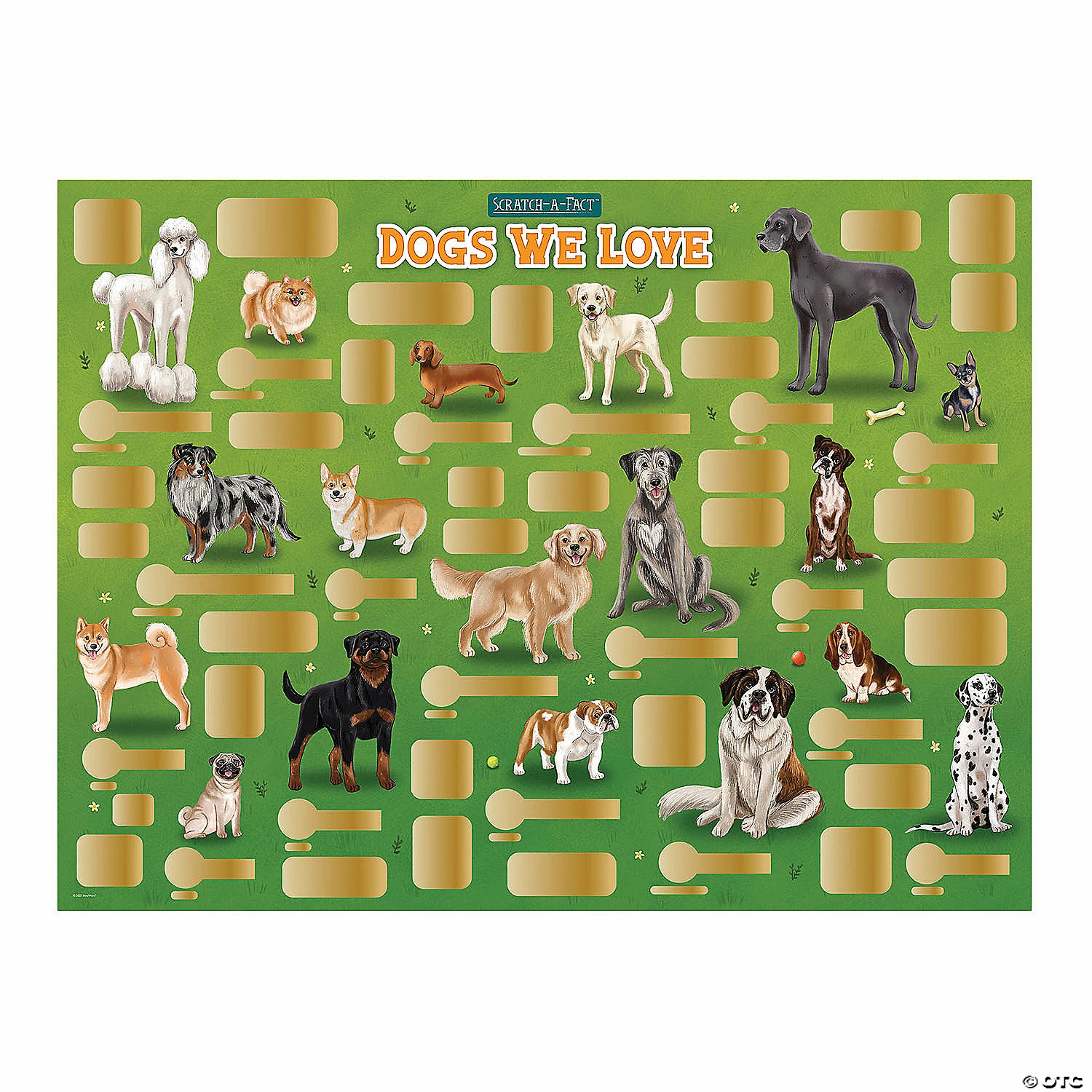 MW Scratch-a-Fact Poster: Dogs We Love 2 MW Scratch-a-Fact Poster: Dogs We Love