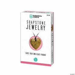 MW Soapstone Jewelry Carving Kits: Heart