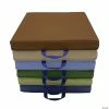 MW SoftScape 15" Square Floor Cushions, 6-Piece - Earthtone -Creative Activities Sales softscape 15 square floor cushions 6 piece earthtone14196592
