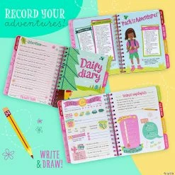 MW Summer Camp Journal For Girls -Creative Activities Sales summer camp journal for girlsgjl101 a02