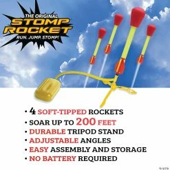 MW The Original Stomp Rocket Ultra Launcher: 4 Rockets -Creative Activities Sales the original stomp rocket ultra launcher 4 rockets14174682 a02