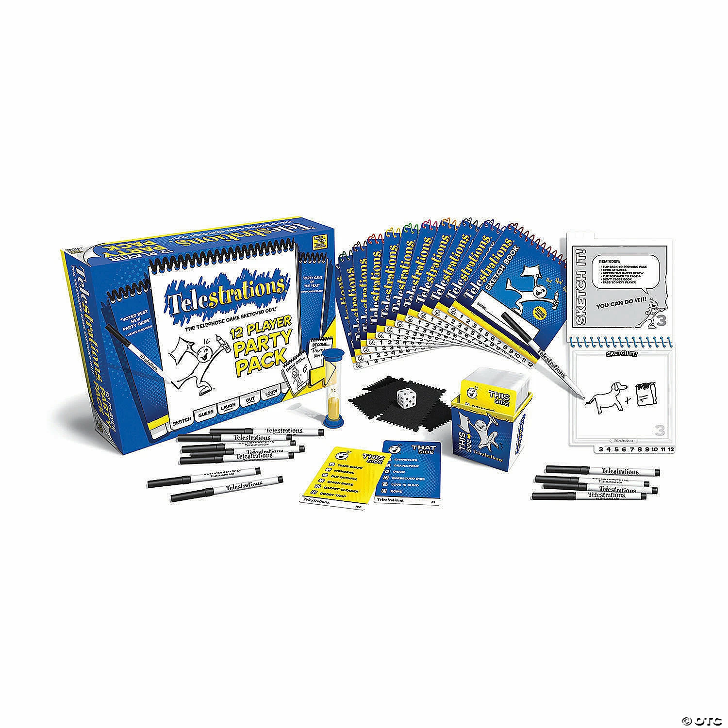 MW USAopoly Telestrations® 12 Player- The Party Pack 3 MW USAopoly Telestrations® 12 Player- The Party Pack