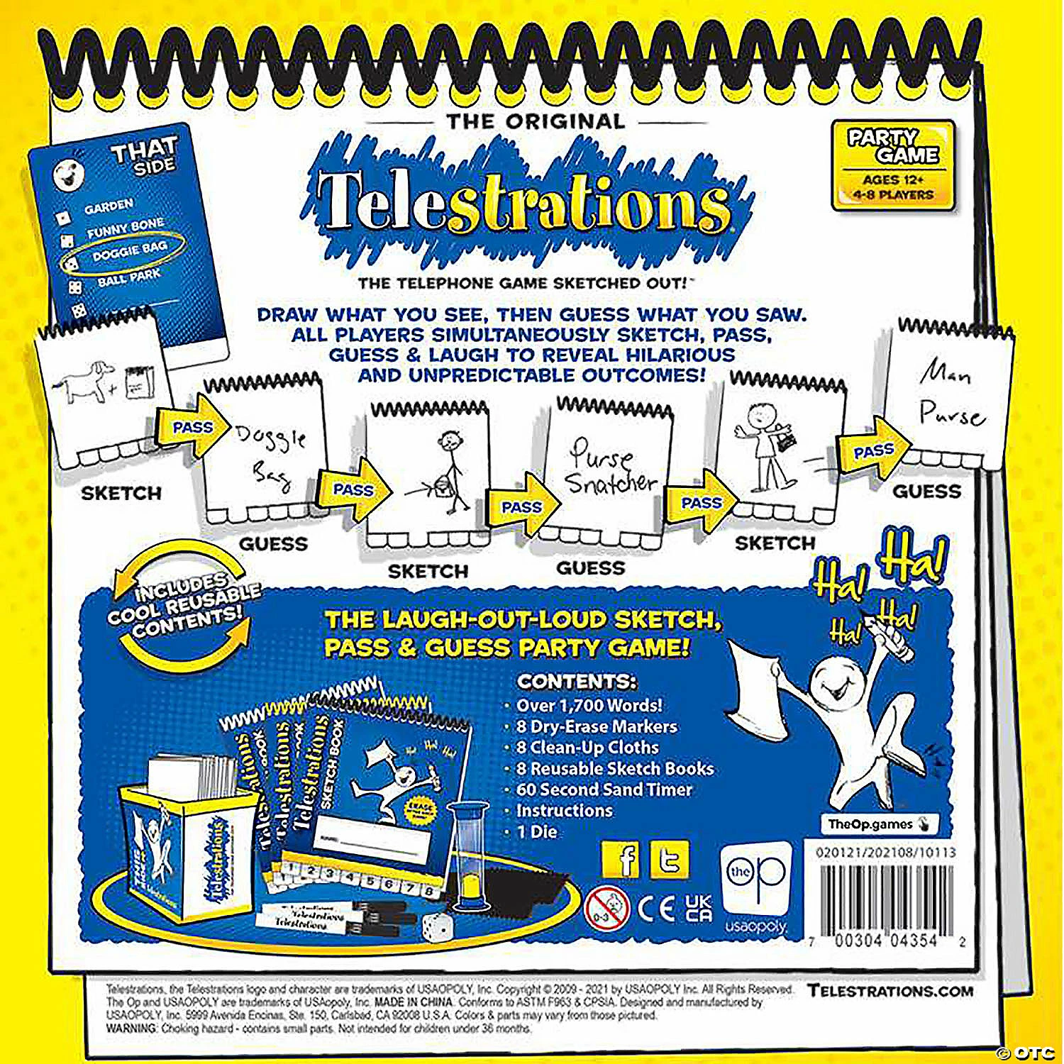 MW USAopoly Telestrations 8 Player: The Original 5 MW USAopoly Telestrations 8 Player: The Original - Image 3