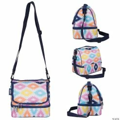 MW Wildkin - Aztec Two Compartment Lunch Bag -Creative Activities Sales wildkin aztec two compartment lunch bag14110699 a05