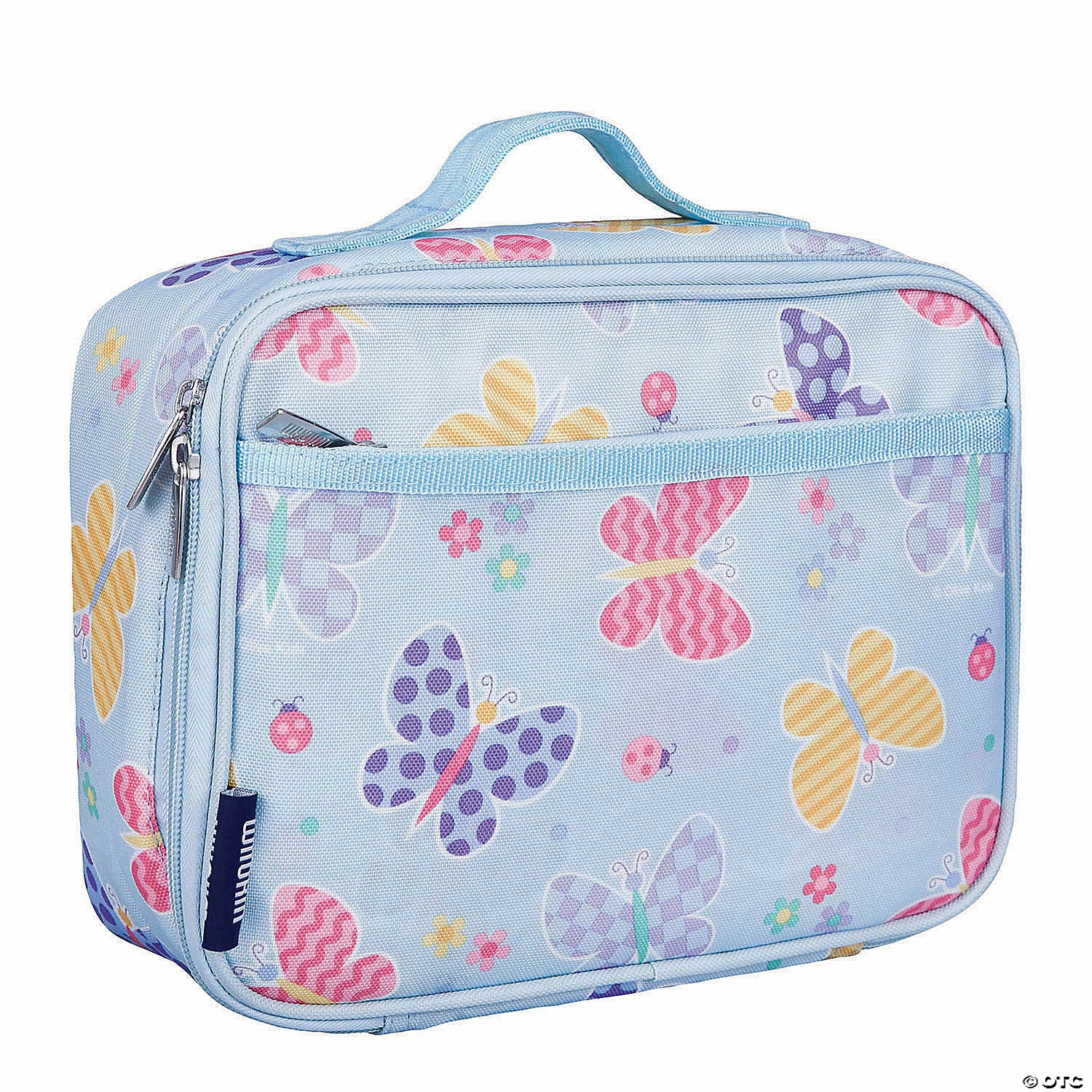 MW Wildkin - Butterfly Garden Blue Lunch Box 3 MW Wildkin - Butterfly Garden Blue Lunch Box