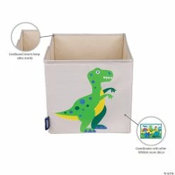 MW Wildkin: Dinosaur Land 10" Storage Cube -Creative Activities Sales wildkin dinosaur land 10 storage cube14114463 a03