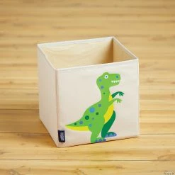 MW Wildkin: Dinosaur Land 10" Storage Cube -Creative Activities Sales wildkin dinosaur land 10 storage cube14114463 a04
