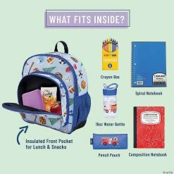 MW Wildkin - Game On 12 Inch Backpack 9 MW Wildkin - Game On 12 Inch Backpack -Creative Activities Sales wildkin game on 12 inch backpack14110654 a02