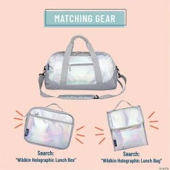 MW Wildkin - Holographic Overnighter Duffel Bag -Creative Activities Sales wildkin holographic overnighter duffel bag14114416 a02