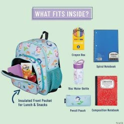 MW Wildkin - Mermaids 12 Inch Backpack -Creative Activities Sales wildkin mermaids 12 inch backpack14110645 a02