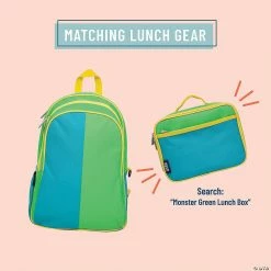 MW Wildkin - Monster Green 15 Inch Backpack -Creative Activities Sales wildkin monster green 15 inch backpack14110538 a03