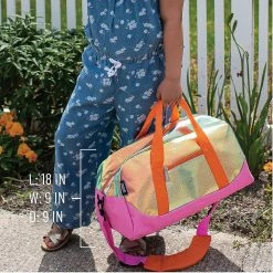 MW Wildkin Orange Shimmer Overnight Duffel Bag -Creative Activities Sales wildkin orange shimmer overnight duffel bag14114387 a03
