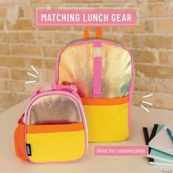 MW Wildkin - Orange Shimmer Pack-it-all Backpack -Creative Activities Sales wildkin orange shimmer pack it all backpack14110572 a03